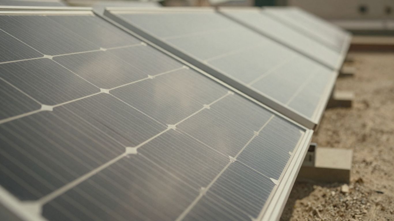 Panneau solaire à double face capturant la lumière