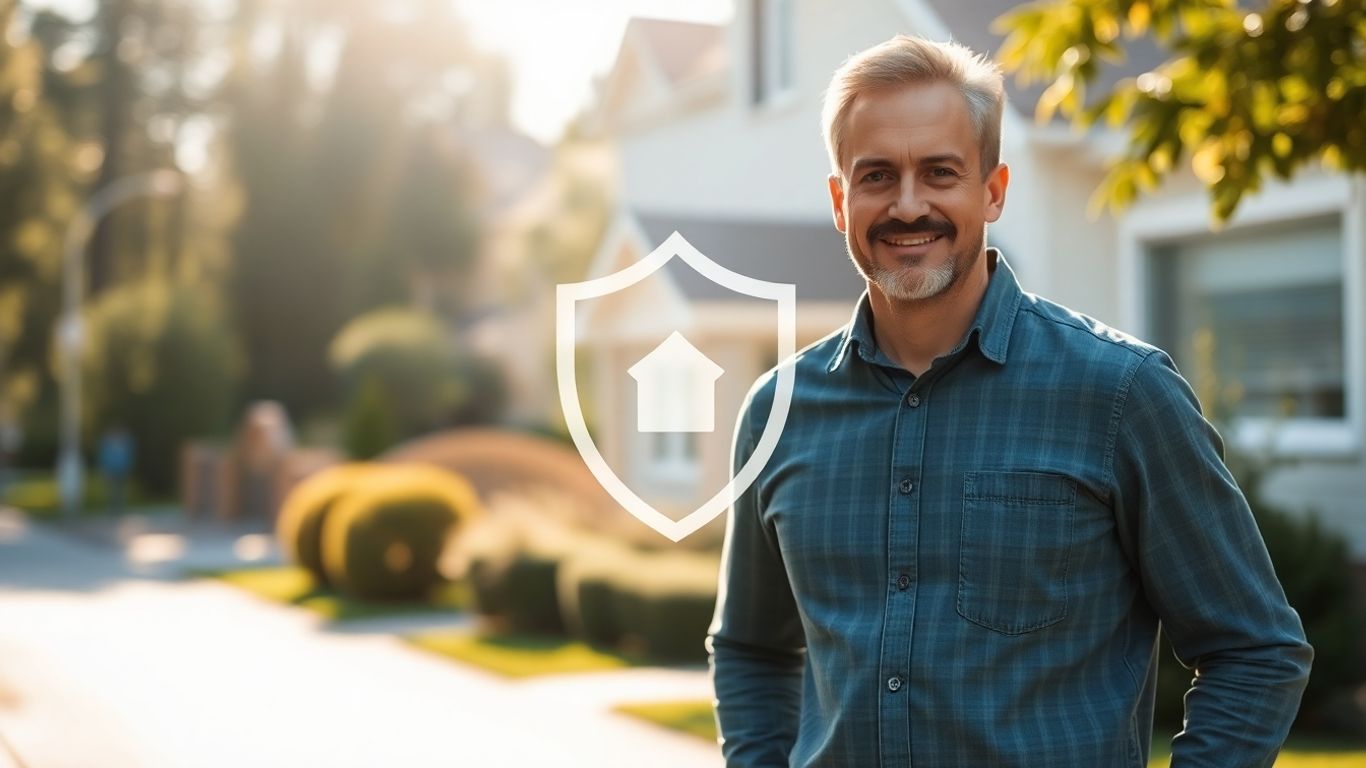 Casa protegida por seguro de responsabilidad civil.