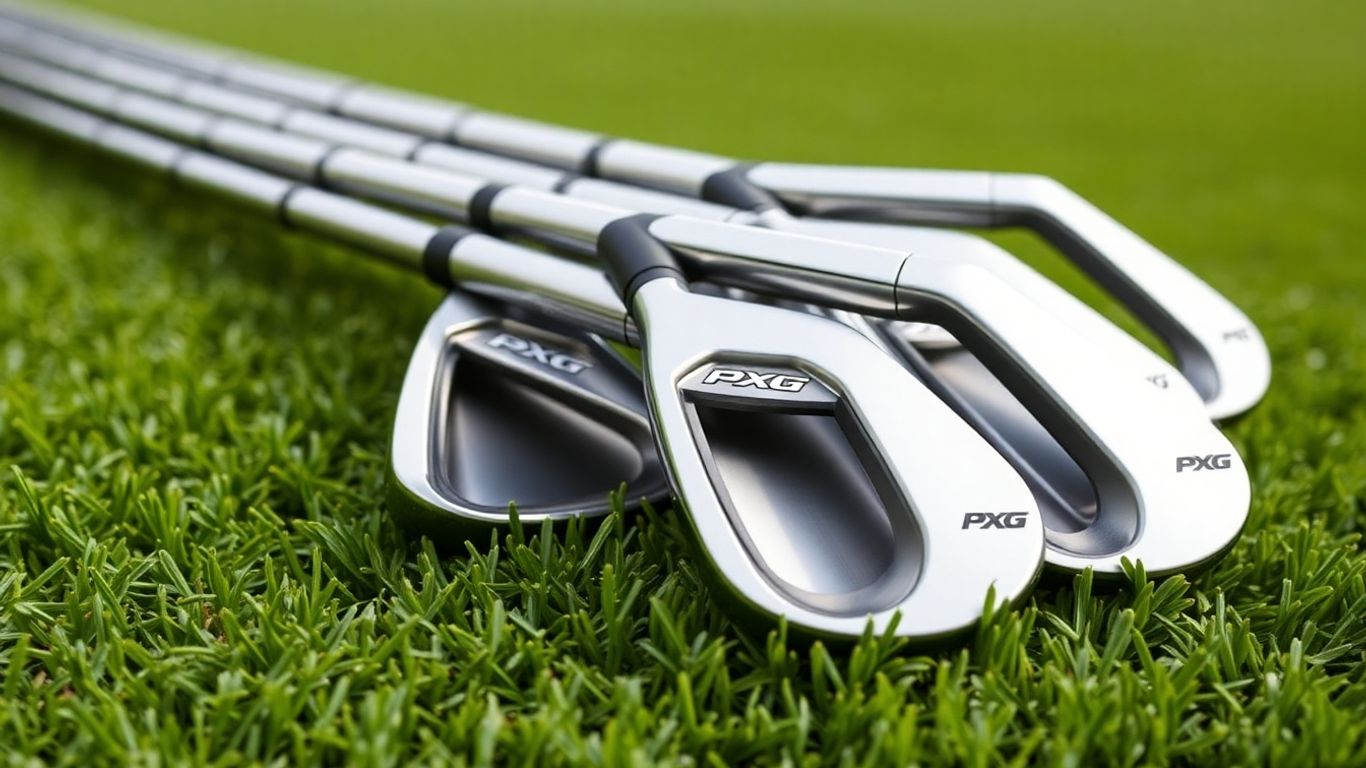 PXG 0211 irons on a green