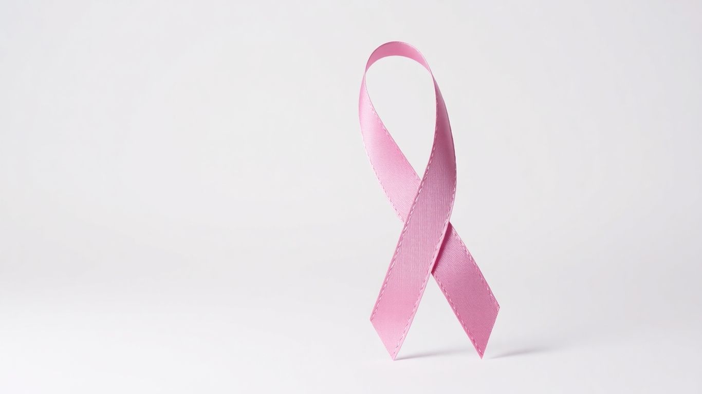 Pink ribbon for breast cancer awareness