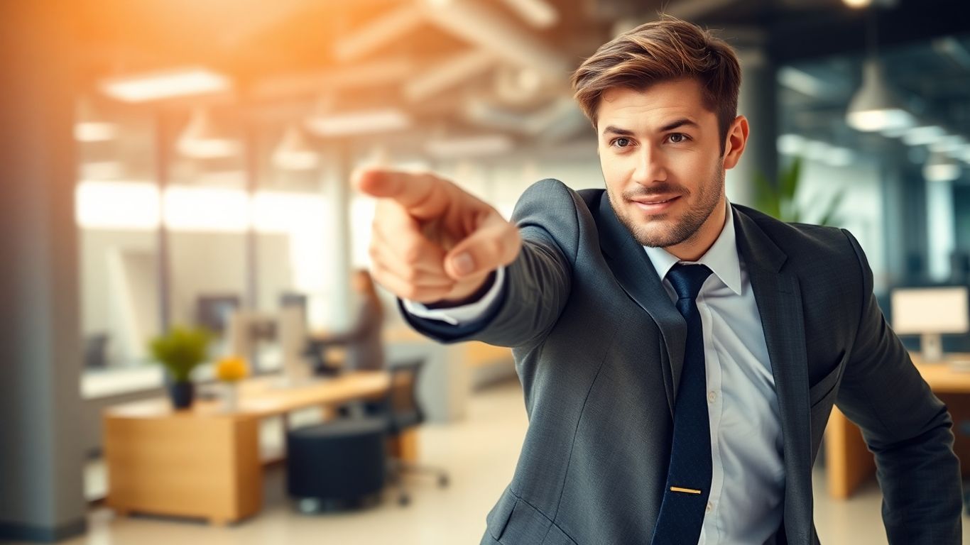 Professionista che raggiunge il successo nelle vendite con gli strumenti.