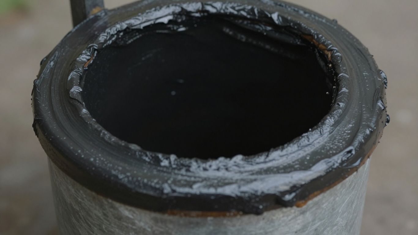 Water well casing with sealant application for safety.
