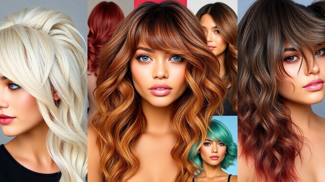 Australian women with popular seasonal hair colours.