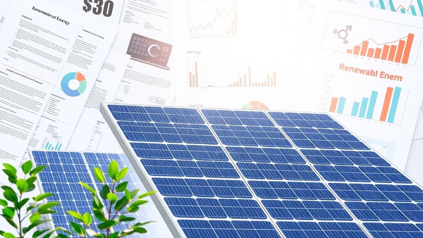 Panneaux solaires et documents juridiques