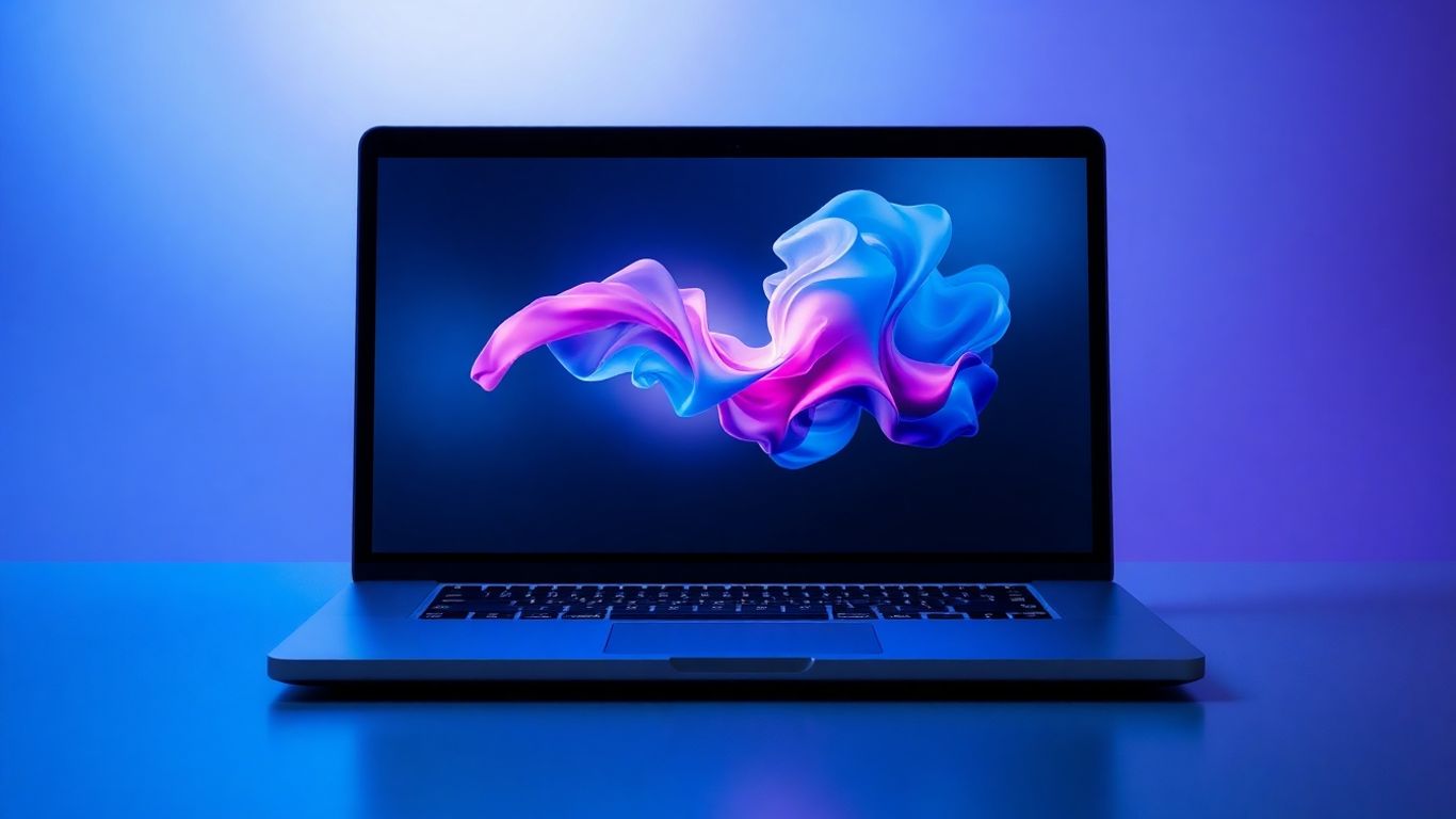 Writesonic AI text generator interface on laptop