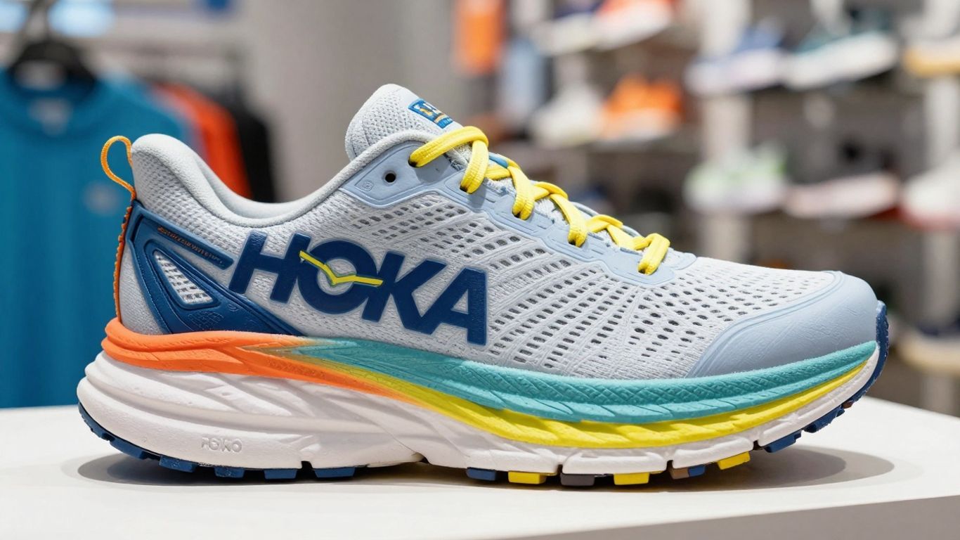 HOKA Bondi shoes at JD Sports Bondi Junction store.