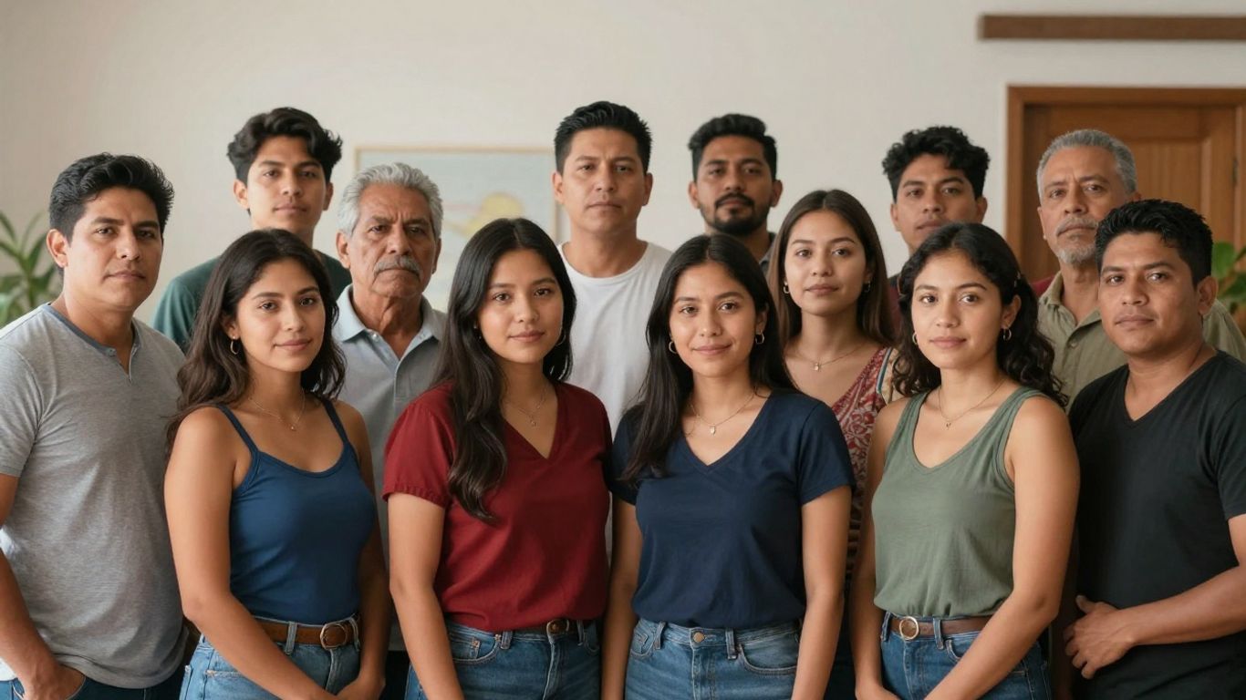 Personas hispanas y latinas unidas.