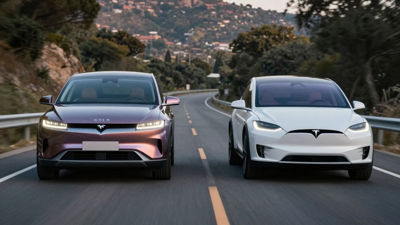 2026 Hyundai Ioniq 9 and Tesla Model X electric SUVs
