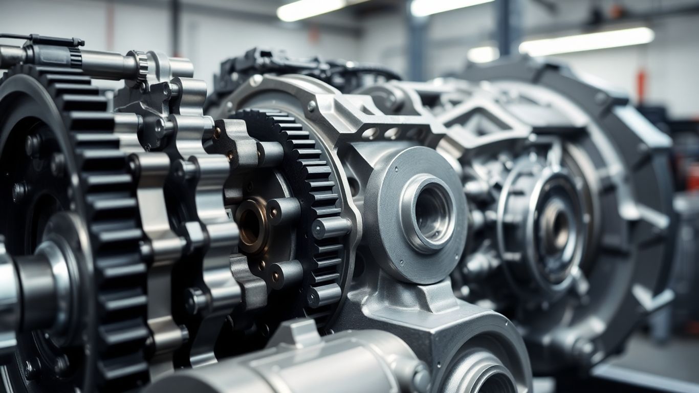 DSG transmission gears and clutches