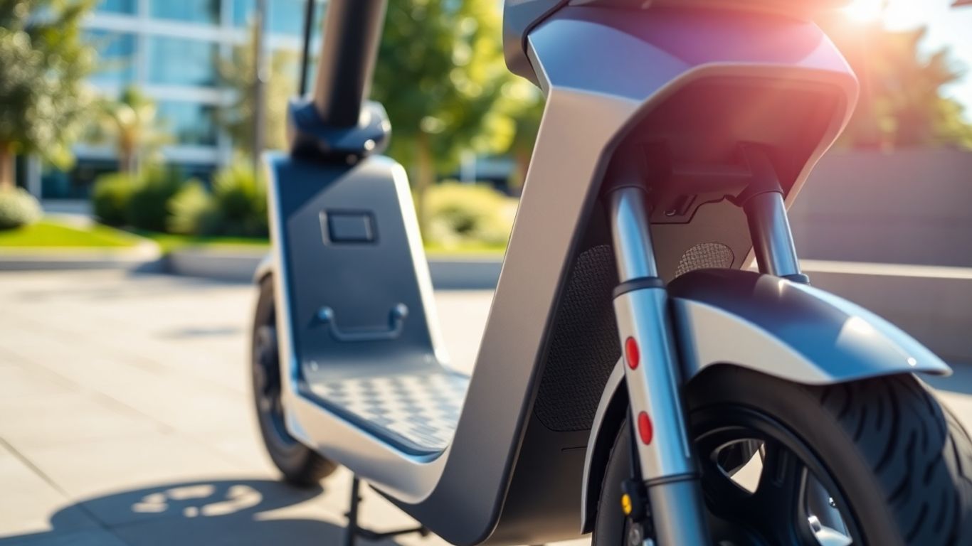 Elektroroller mit Kennzeichen und Versicherung