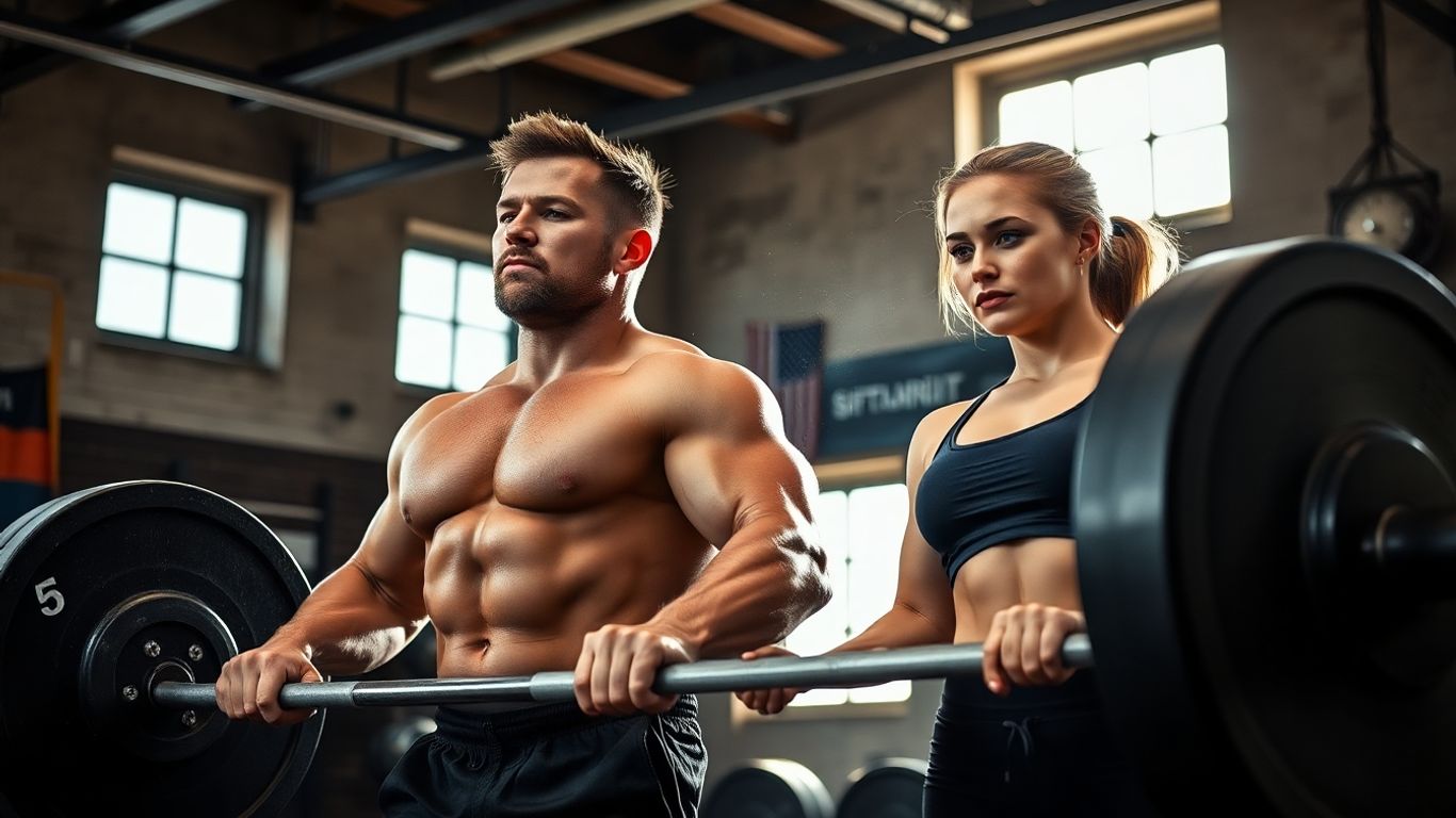 Powerlifters lifting heavy weights in a Sydney gym.