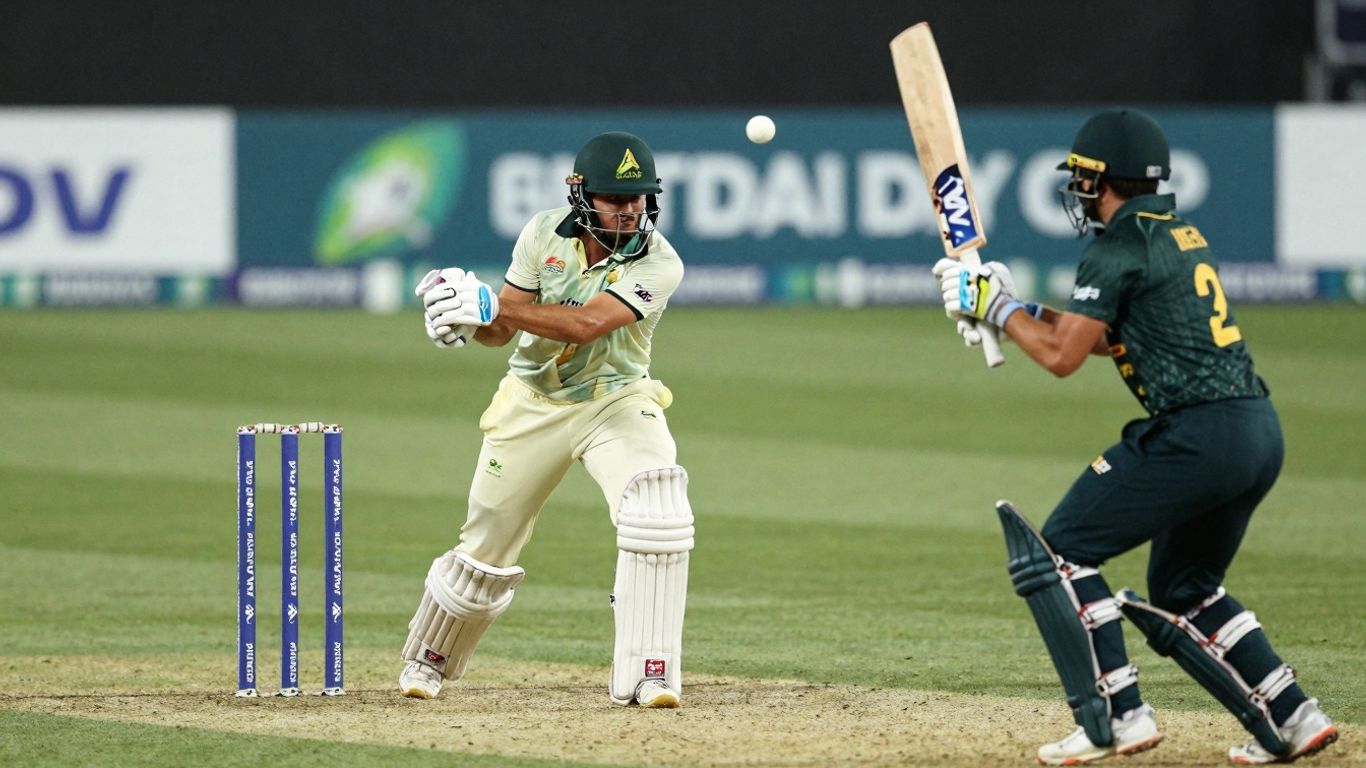 Cricket action at the Australia Domestic One Day Cup