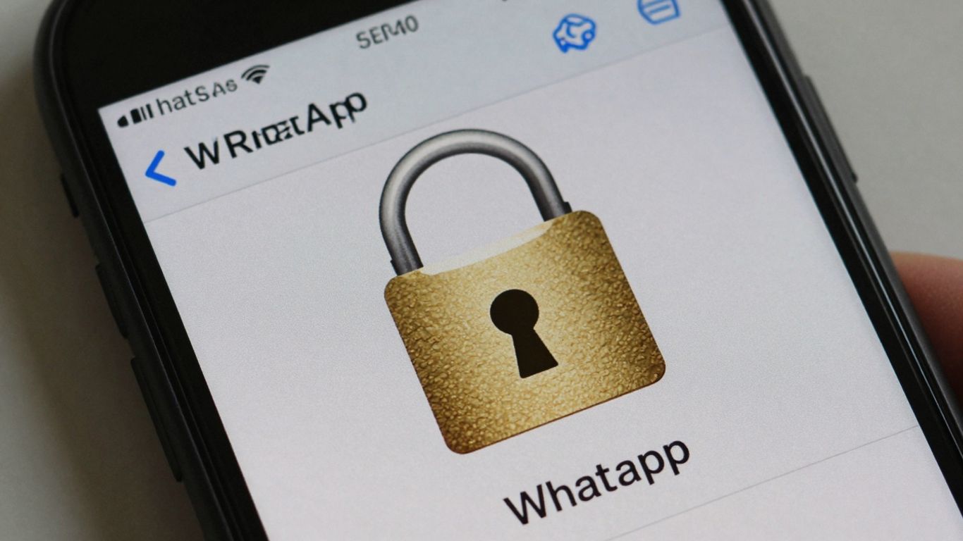 WhatsApp com cadeado, segurança contra clonagem