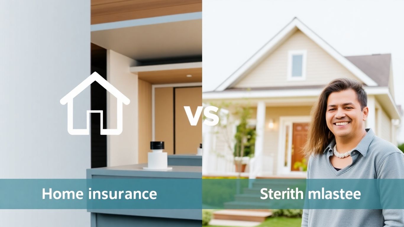 Comparación visual de seguros de hogar.