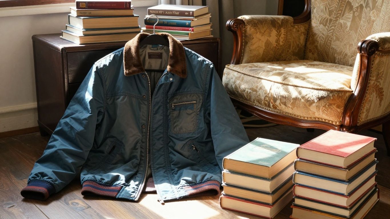 Pre-loved clothes and furniture ready for resale.