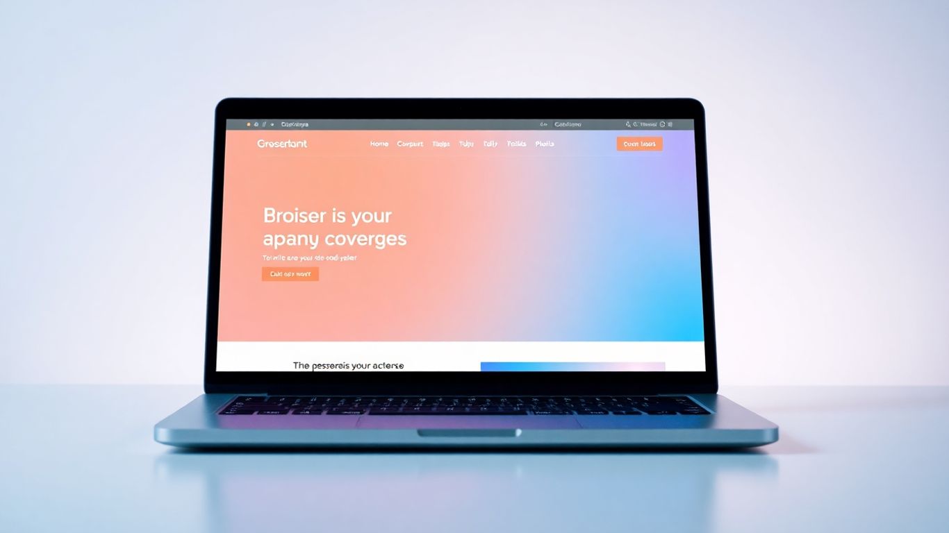 Squarespace website interface on a laptop screen.