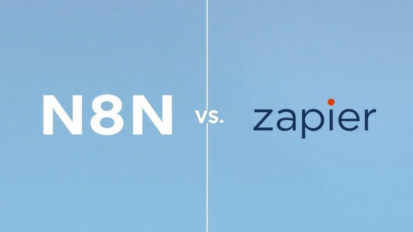 เปรียบเทียบโลโก้ N8N และ Zapier