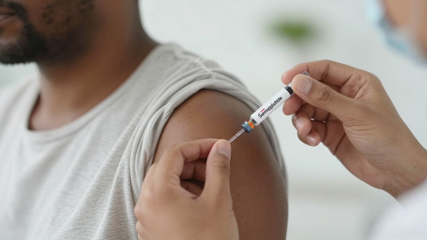 Semaglutide injection treatment for weight loss.