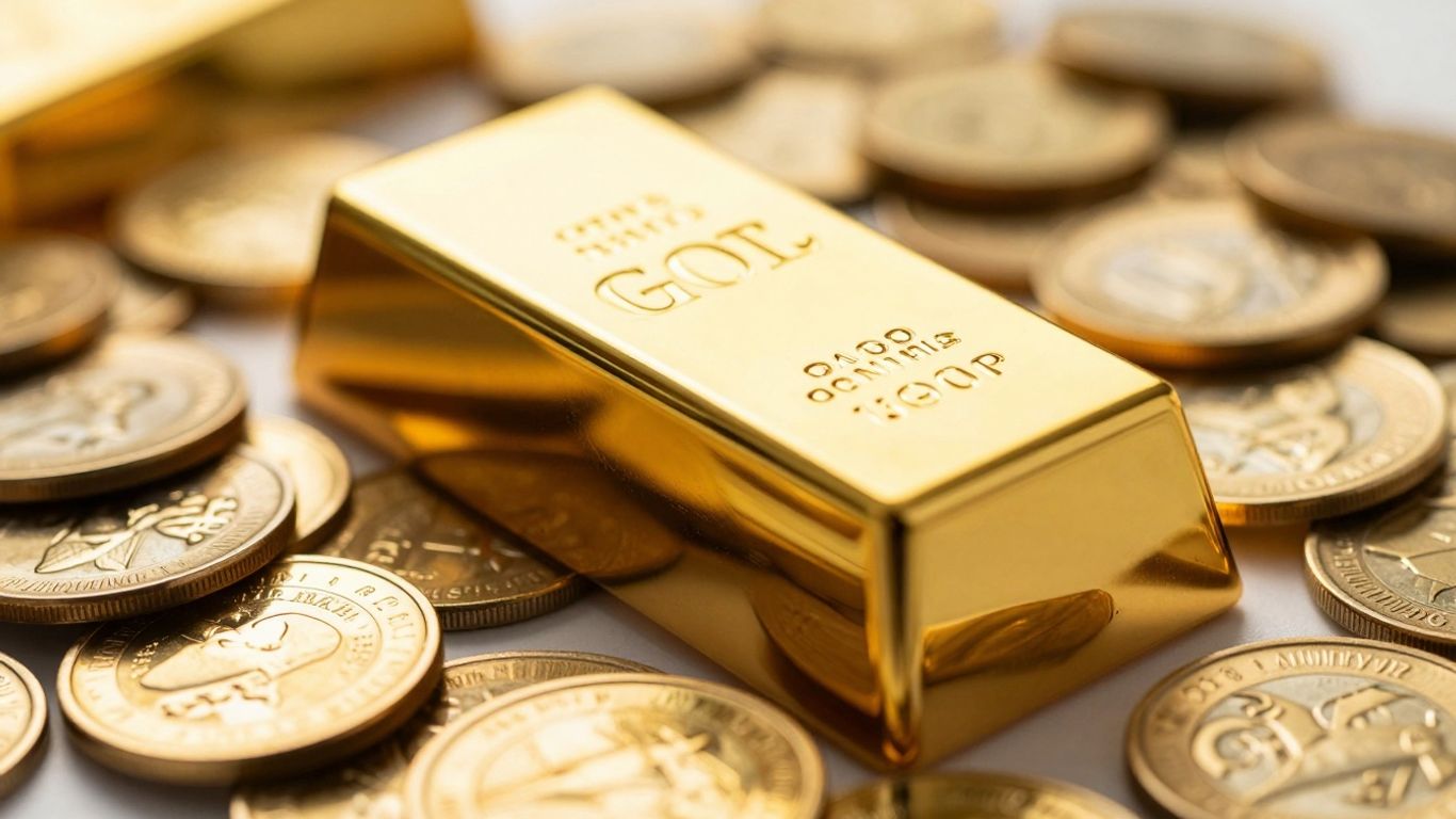 سبائك وعملات ذهبية للاستثمار.