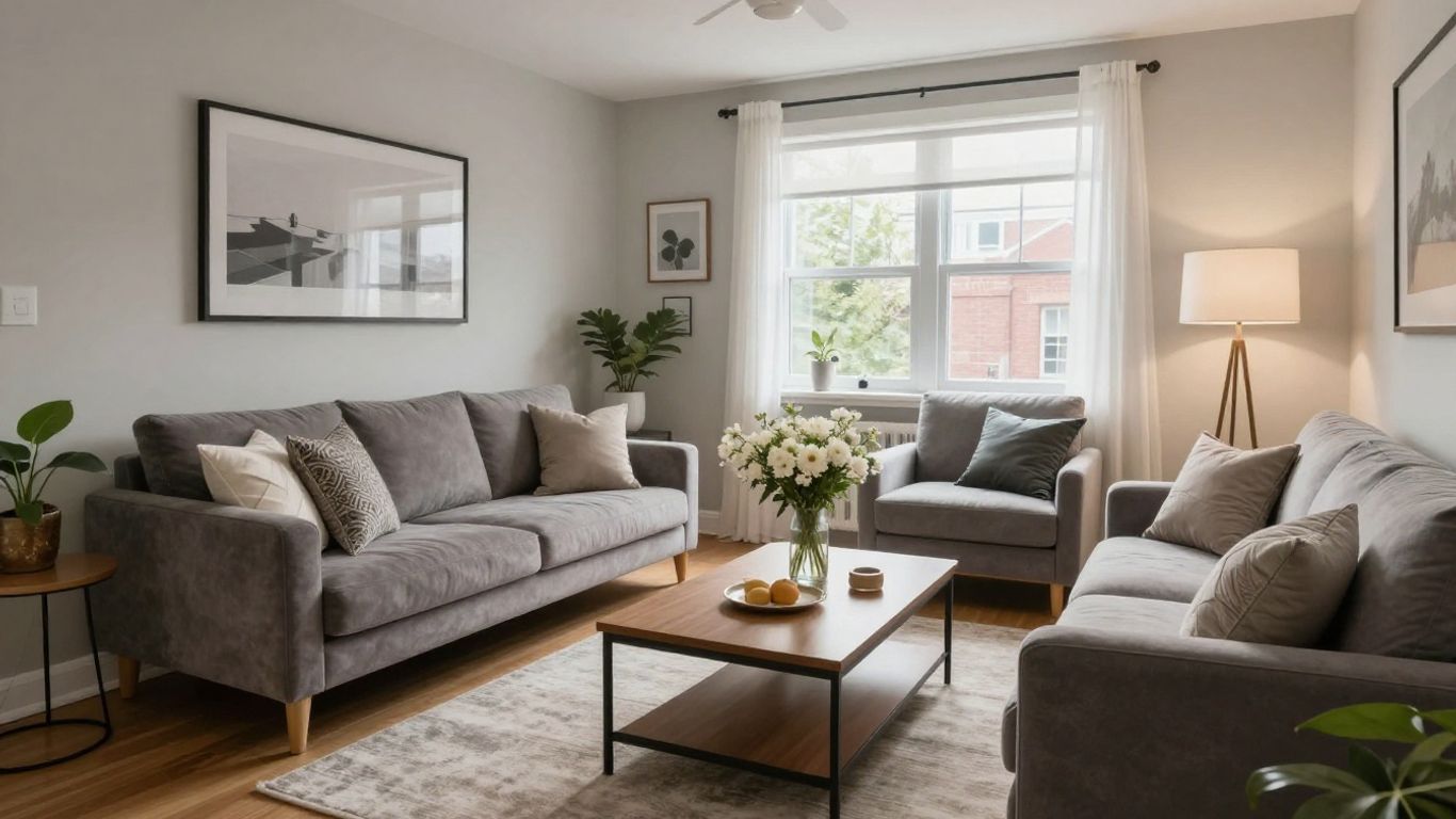 Staged Toronto home interior with elegant furniture and decor.