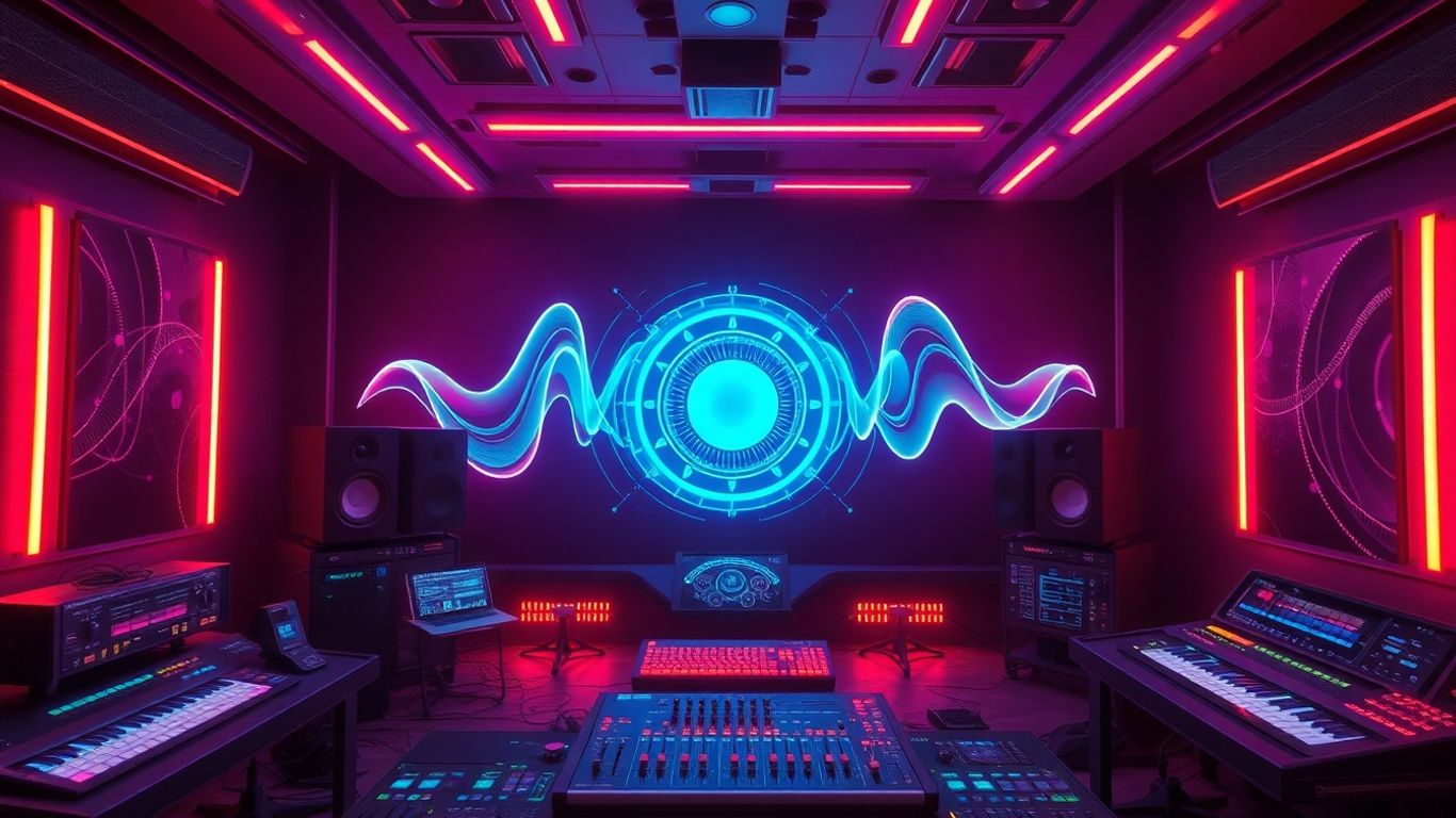 AI music tools interface