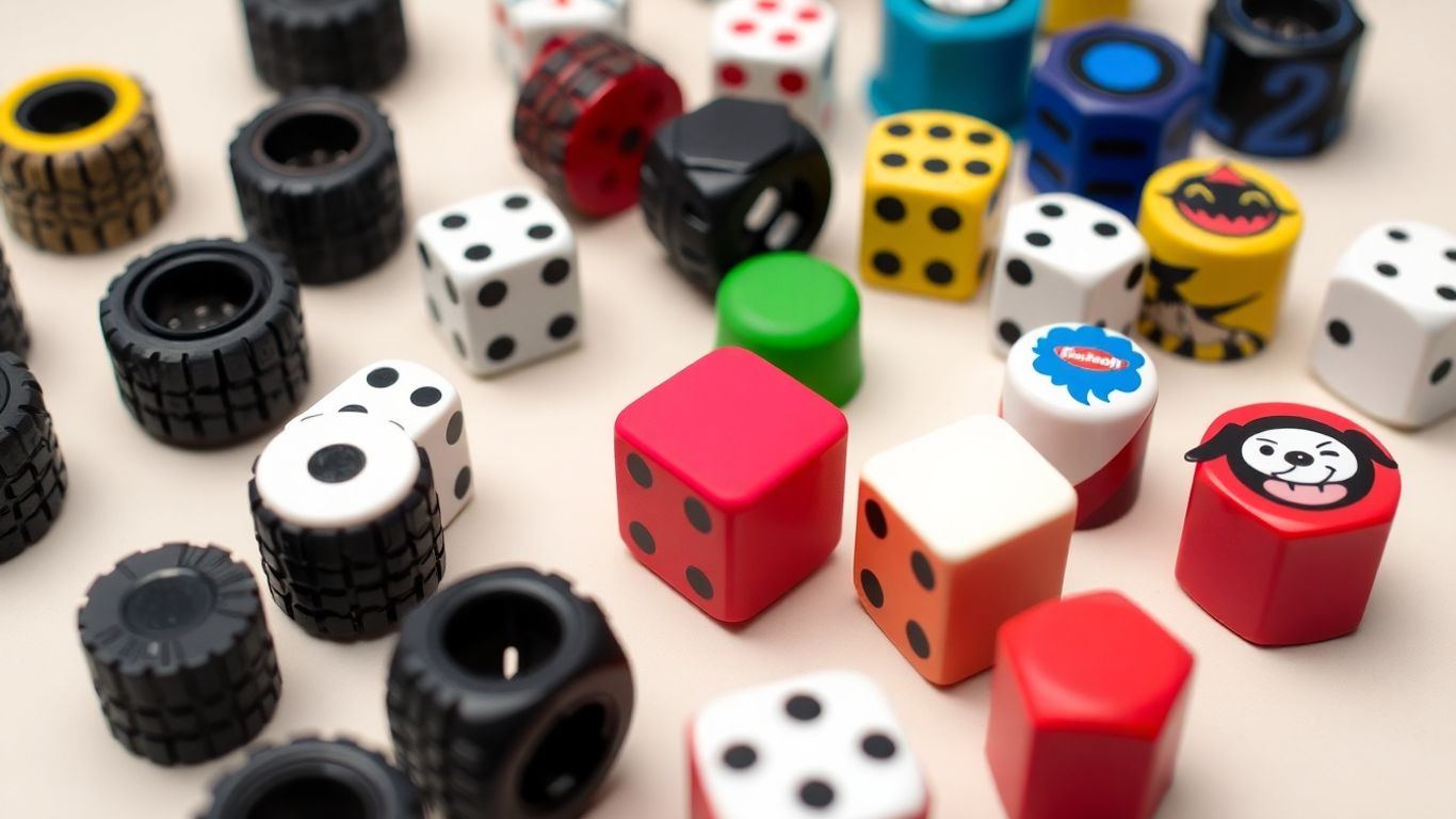 Assortment of fun and unique valve caps for tires.