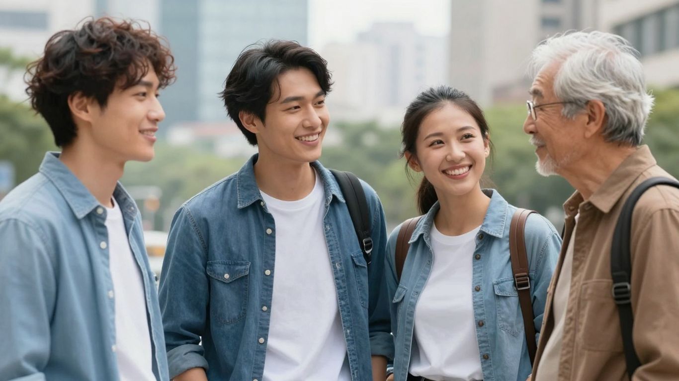 Generaciones: zoomers, millennials y baby boomers juntos.