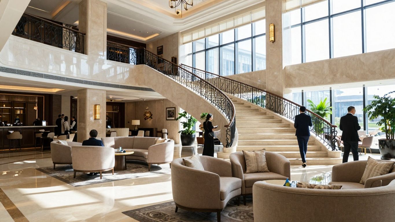 Harbour Grand Hong Kong hotel lobby interior