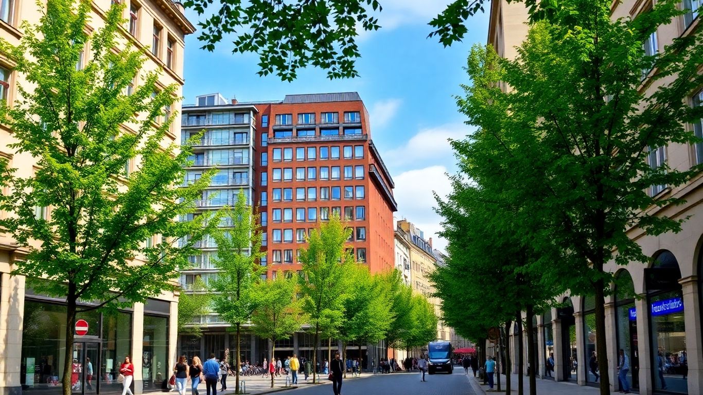 Hotels und Straßenleben in Köln Neustadt-Nord