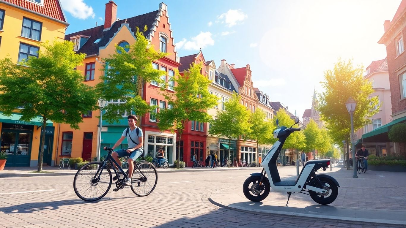 Fahrrad und E-Scooter in Köln