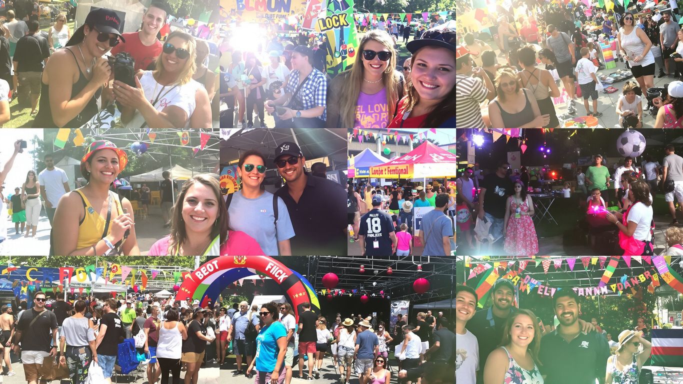 Vibrant community events and festivals with smiling faces.