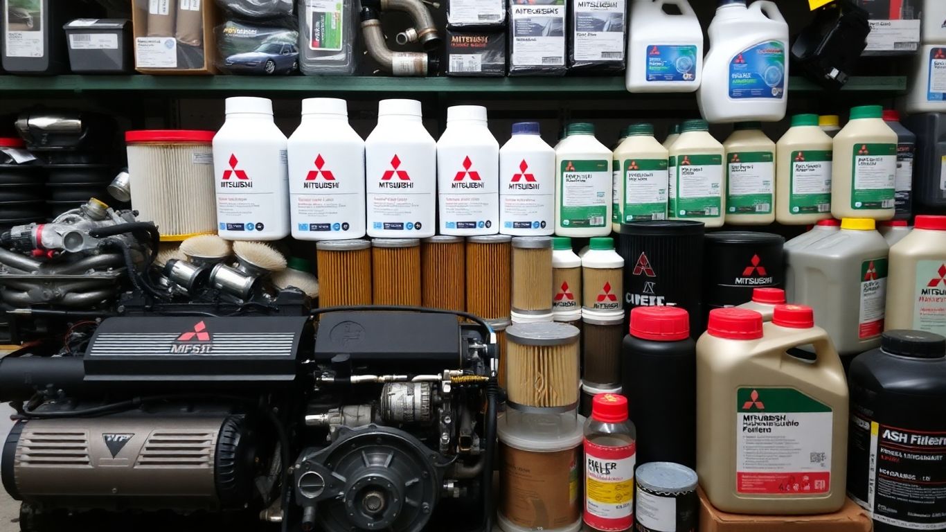 Mitsubishi parts and fluids