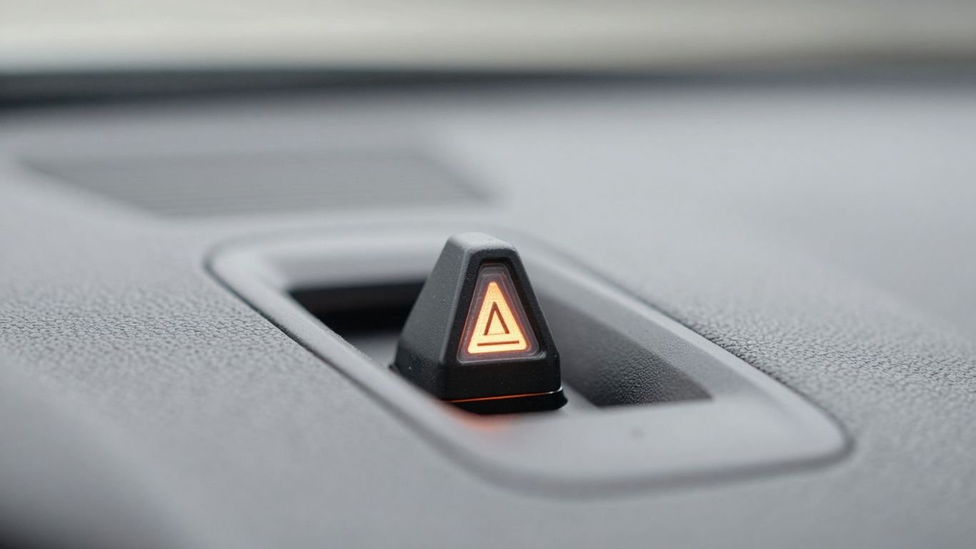 Nissan dashboard with illuminated transmission warning light.