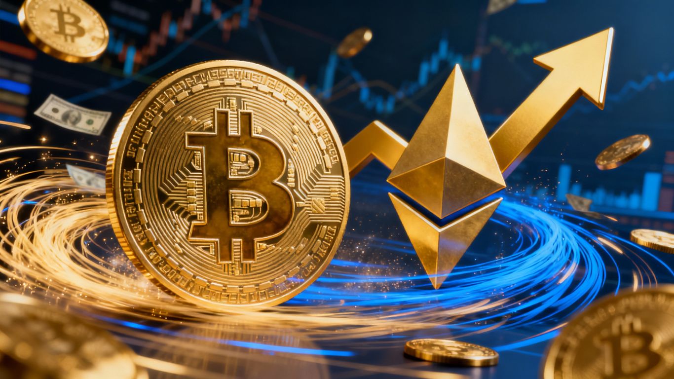 Crypto ETFs surge with Bitcoin and Ethereum inflows.
