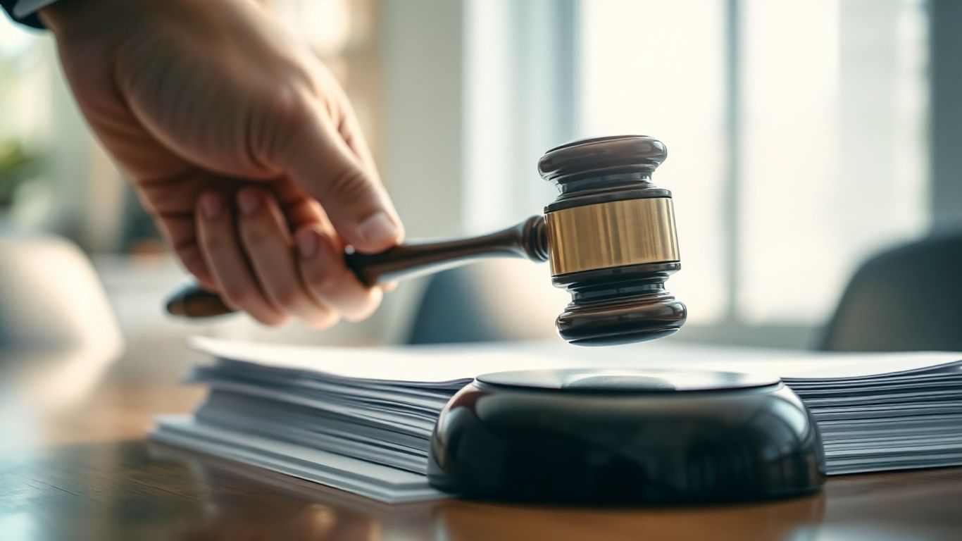 Gavel over legal documents, Minneapolis DWI lawyer context.