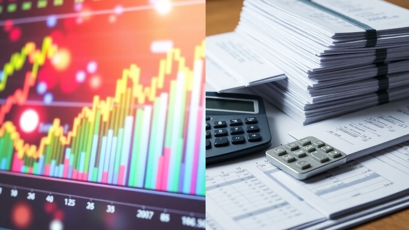 Finance and accounting concepts visualized.