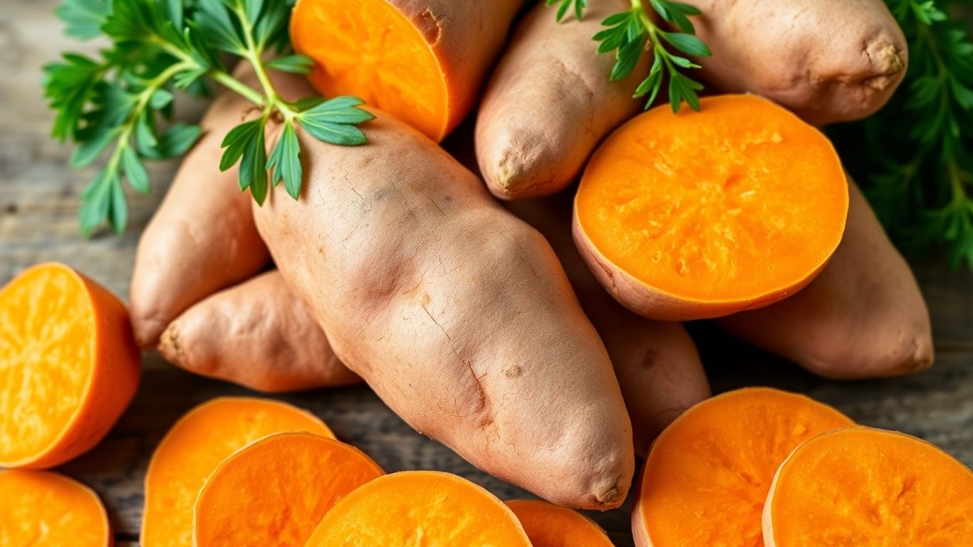 Biologische zoete aardappelen, vers en veelzijdig