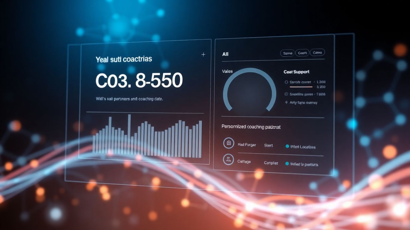 AI coaching platform interface