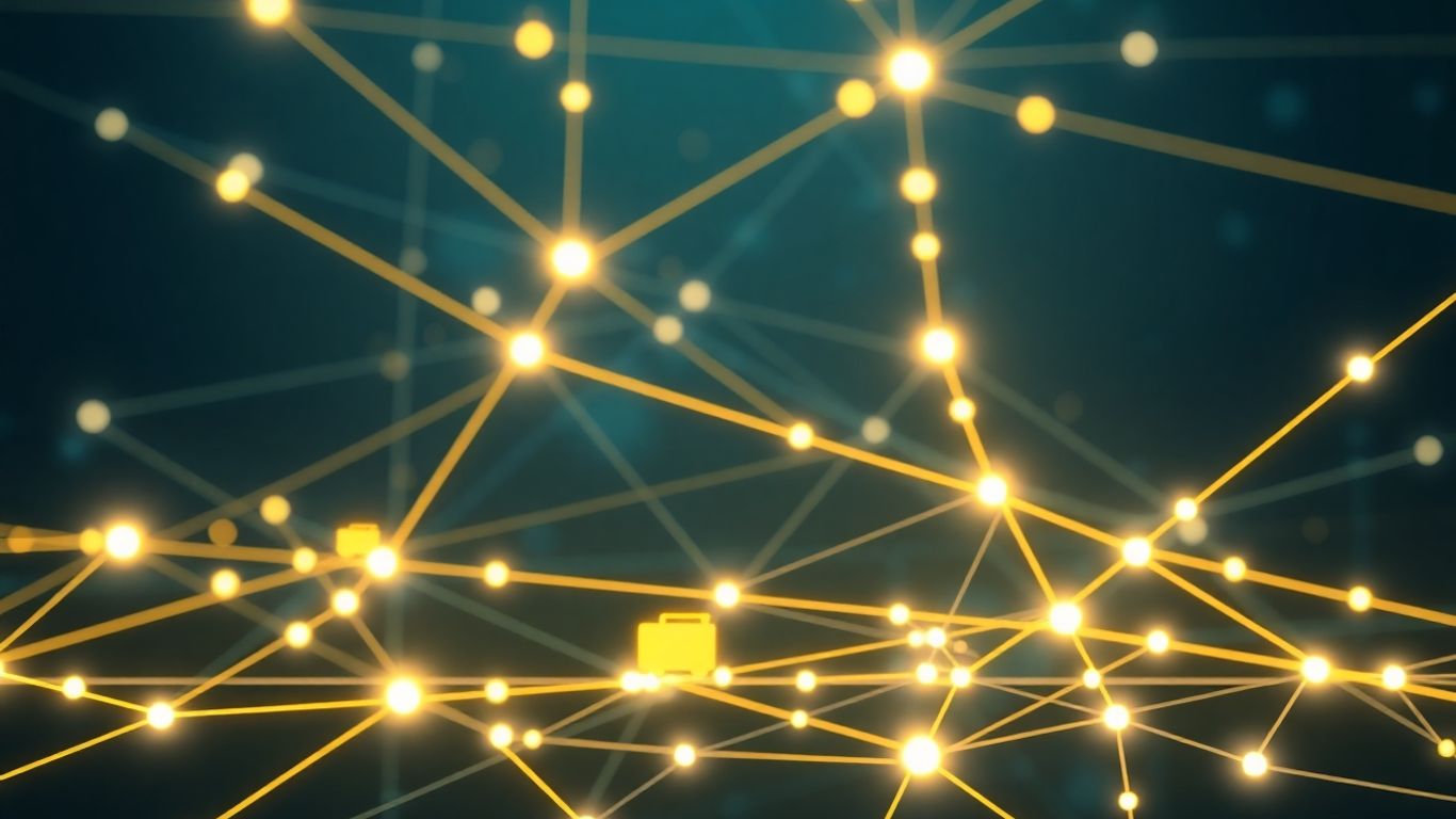 Blockchain supply chain network visualization