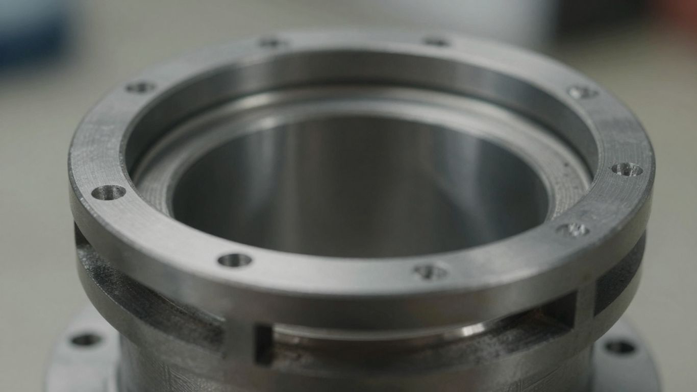 Close-up of a durable industrial seal.