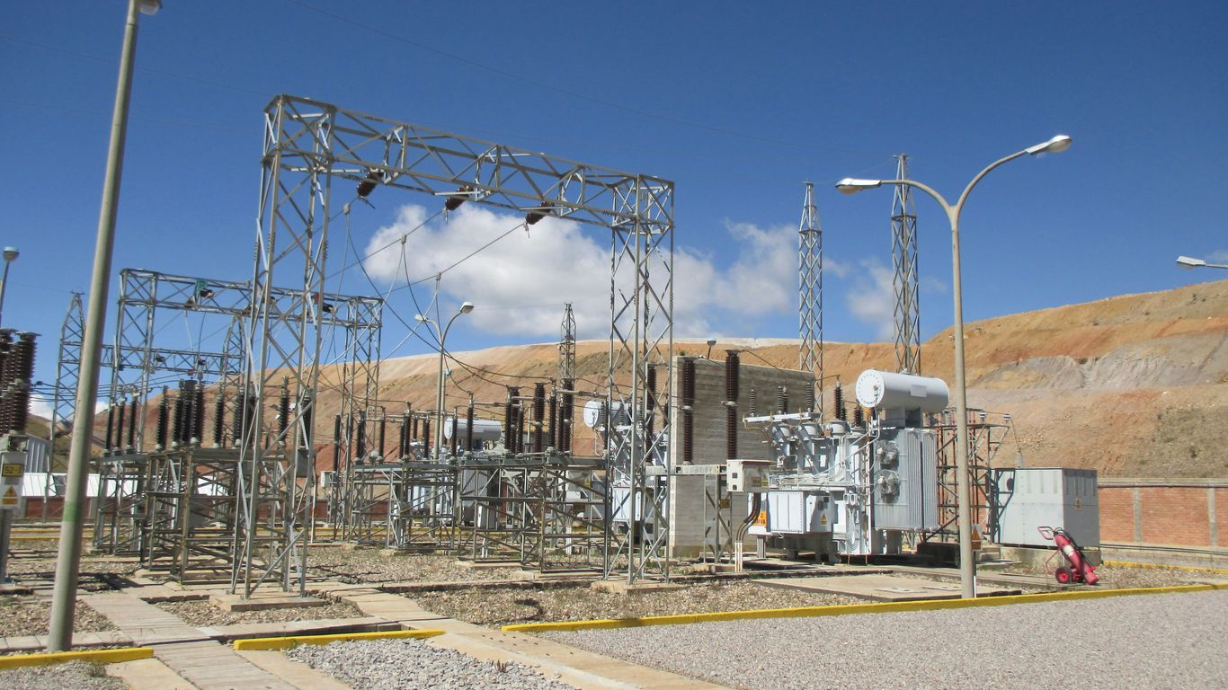 electric power supply in brown field