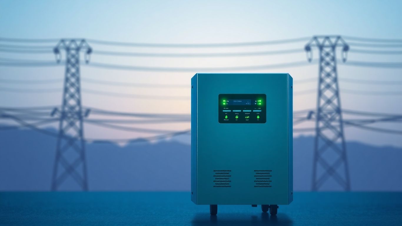 Photovoltaic inverter and stylised electricity grid