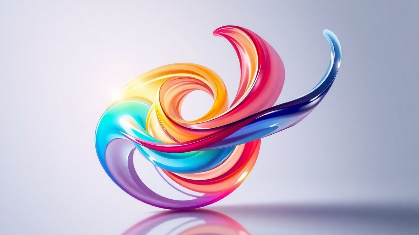 Abstract colorful logo design