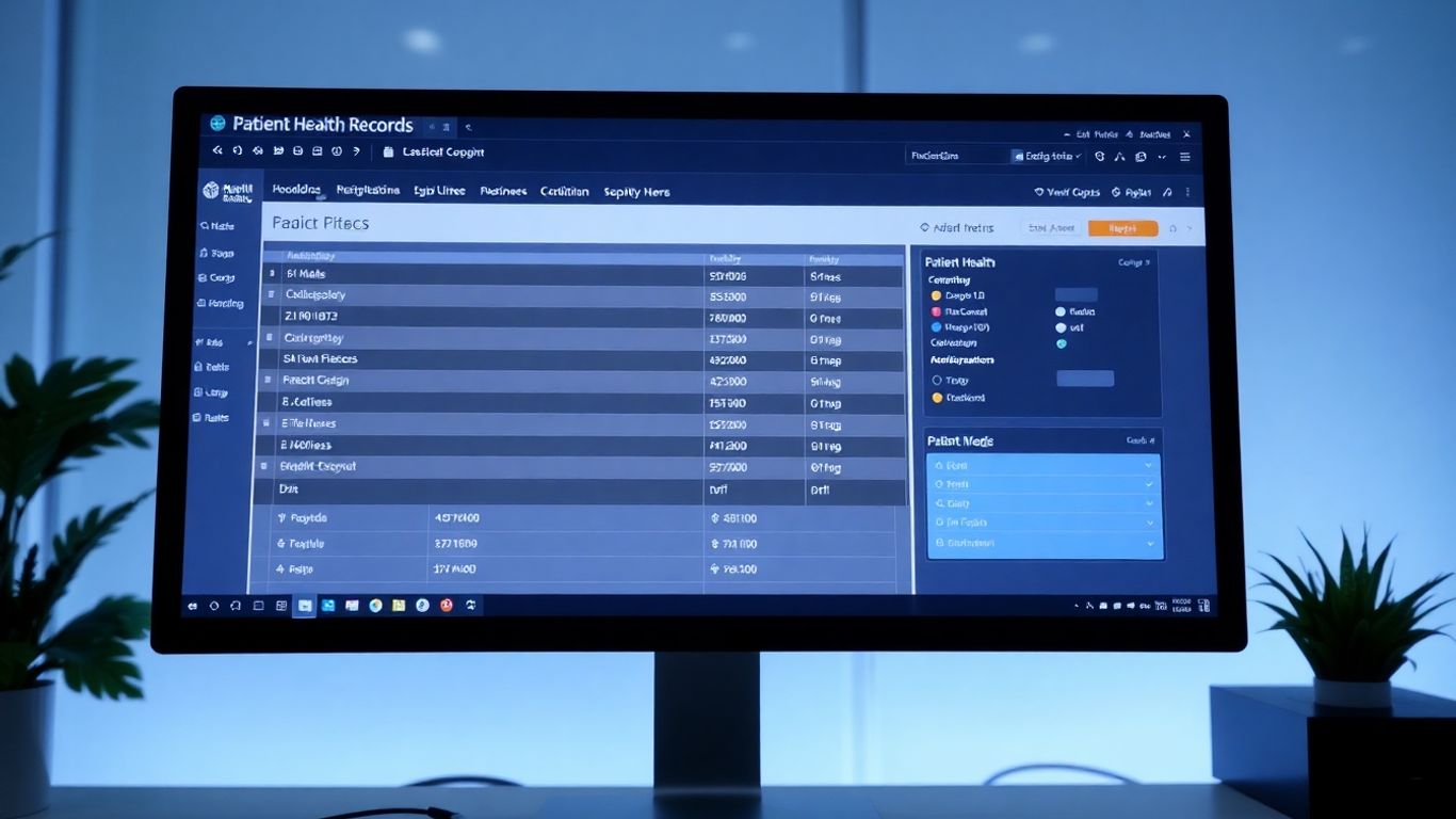 VistA EHR software interface on a computer screen.