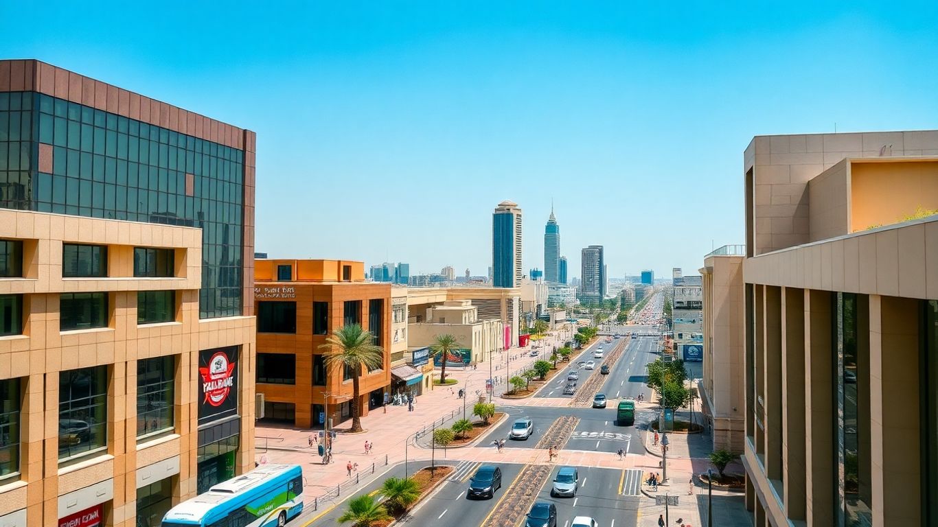 خريطة توضح أحياء الرياض والرمز البريدي