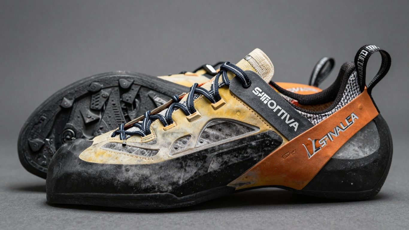 La Sportiva Finale climbing shoe side view