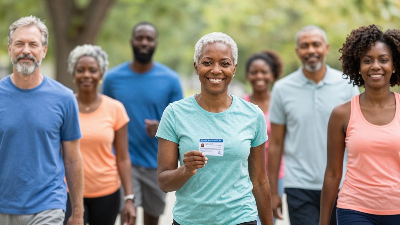 People enjoying healthy lives with insurance coverage.