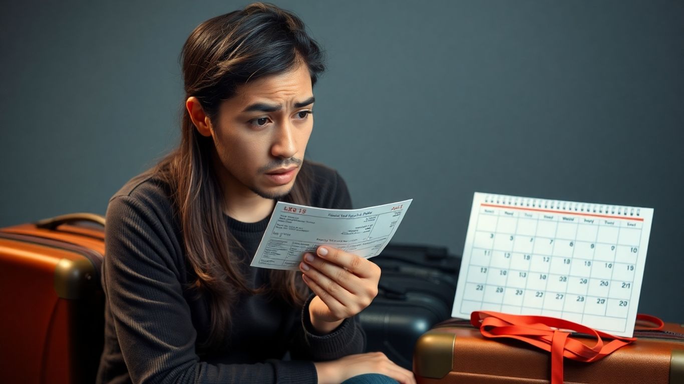 Reiserücktritt Versicherung: Reise storniert, Koffer gepackt.
