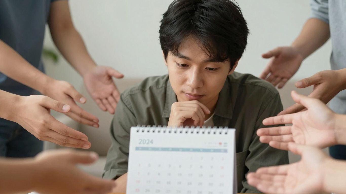 Person receiving support with daily tasks.