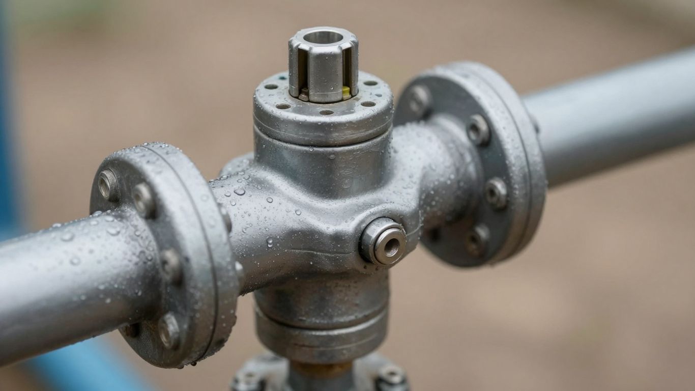 Well pump with a protective seal against water damage.